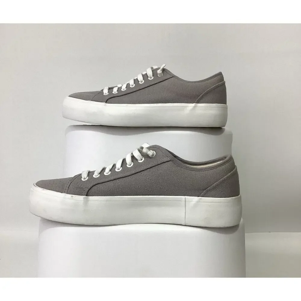 Cushionaire Women’s Size 9.5 Gray Tag Low Top Canvas Sneaker Fashion & Comfort